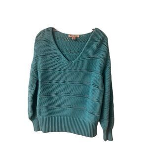 Tommy Bahama sweater aqua color sz Small